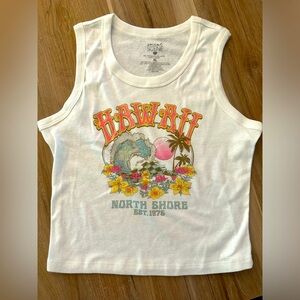 Social Scene Hawaii Crop Tank XL
